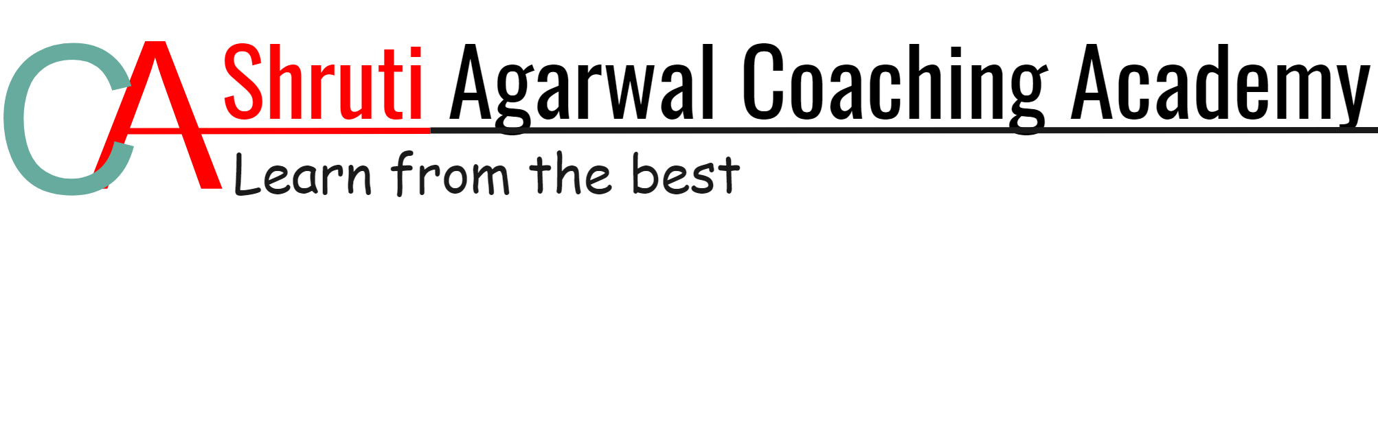 CA Shruti Agarwal Online Classes